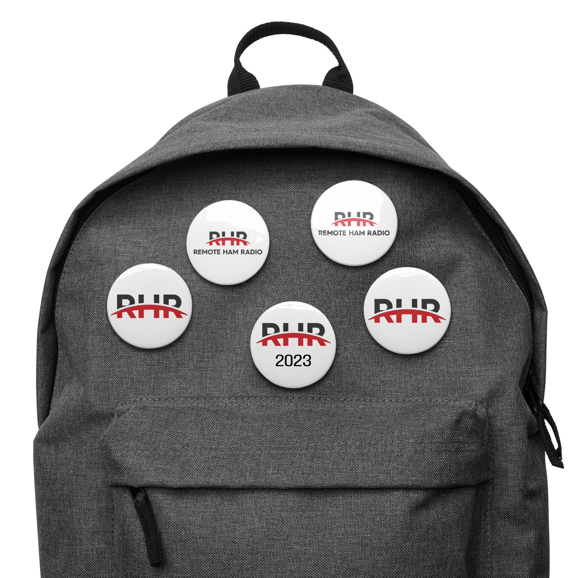 Set Of RHR Pin Buttons Remote Ham Radio